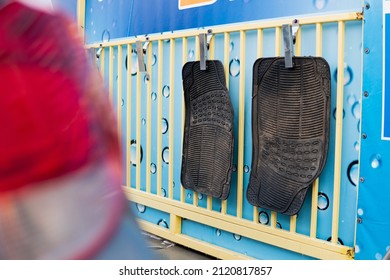 Dirty Car Mats At The Car Wash