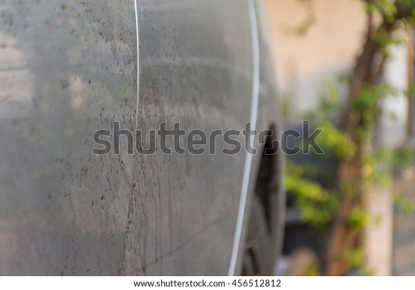 Dirty car with\
muddy wait a car wash by car\
care