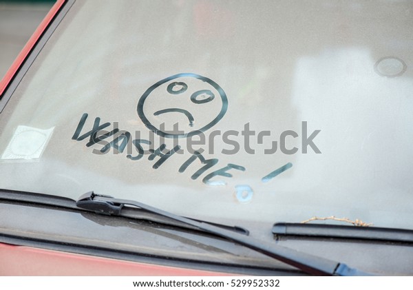 Dirty car\
with \