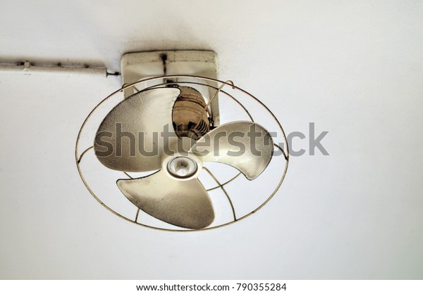 Dirty Ceiling Fan Lack Maintenance Stock Photo Edit Now 790355284