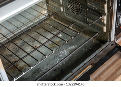 Dirty Convection Oven, Closeup