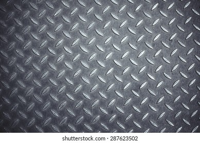 Dirty Cross Hatch Metal Anti-skid Texture Background Pattern, Vintage Retro Toned