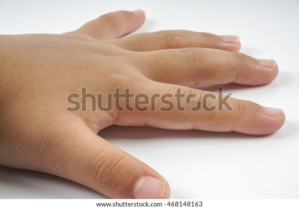 Dirty Fingernails His Hands Dirty Dirt Stock Photo Edit Now