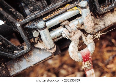 Dirty Hook Winch Bumper Atv In The Forest