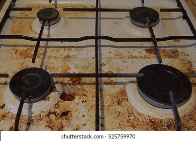 Dirty Kitchen Stove