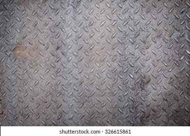 Dirty metal diamond grip pattern texture