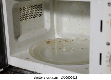 Dirty Microwave, Leftover Food Sticking