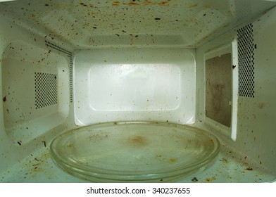 Dirty Microwave Oven