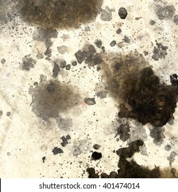 Dirty oil stain Cement floor texture - Shutterstock ID 401474014