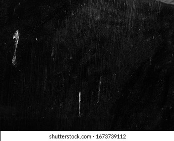 Dirty On Black Glass With Dust Texture