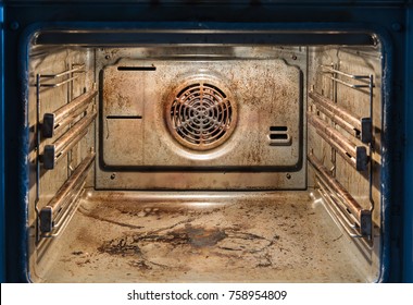 Dirty Open Oven - Messy Kitchen, Compulsive Hoarding Syndrom