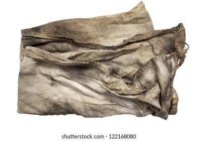 Dirty Rag On White Background Stock Photo 122168080 | Shutterstock