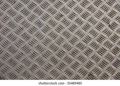 Dirty and scratched steel diamond plate background