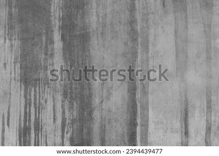 Dirty streaks dark paint grey wall surface abstract pattern old gray.
