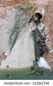 Dirty Water Discharge Sewer Flows Into Stock Photo 511861744 | Shutterstock