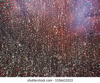 Dirty Window With Chromatic Aberration Background