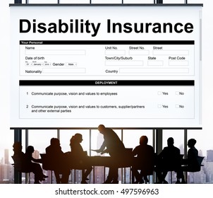 Disability Insurance Page Graphic Concept