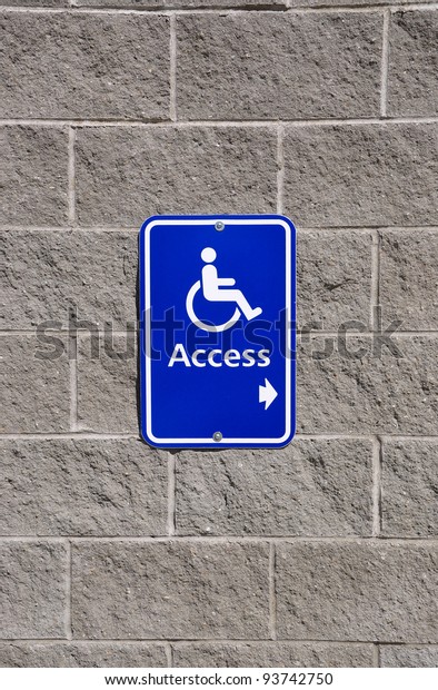 Disable access\
sign