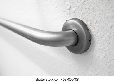 Disabled Access Bathroom Hand Rail Grab Bar In A Hotel Bathroom