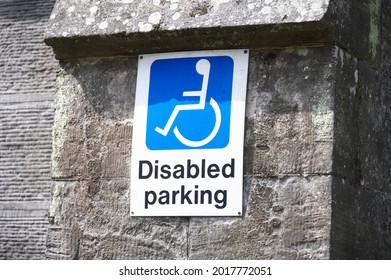 Disabled Blue Badge Holder Parking Sign For Driver 