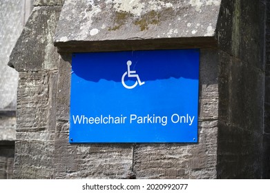 Disabled Blue Badge Holder Parking Sign For Driver 