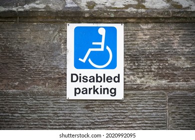 Disabled Blue Badge Holder Parking Sign For Driver 