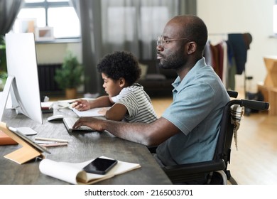 Disabled Dad Working At Home