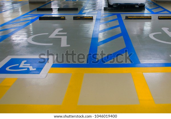 Disabled parking\
area