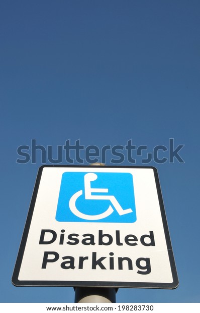 Disabled Parking Road\
Sign