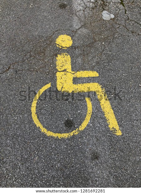 Disabled parking\
sign