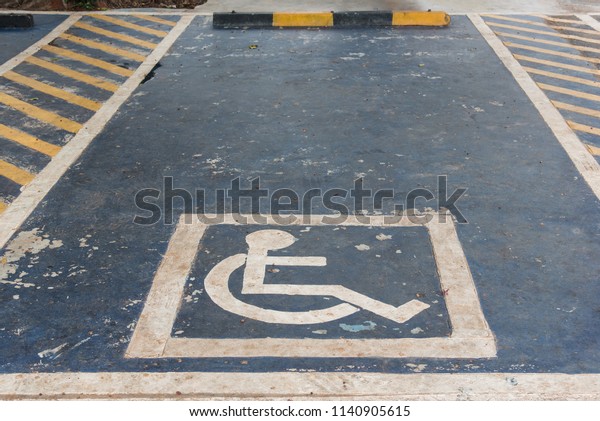 Disabled parking. Sign of Parking for\
persons with\
disabilities