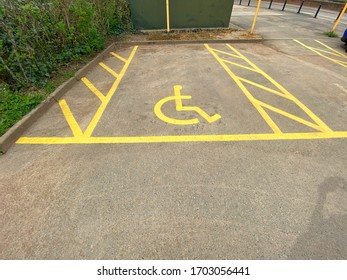 Disabled Parking Space Bewdley UK 12/04/2020