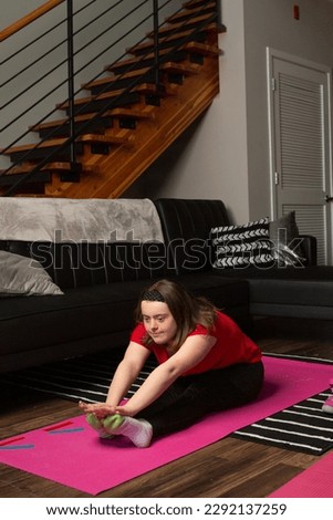  disabled Teenager Yoga At Home