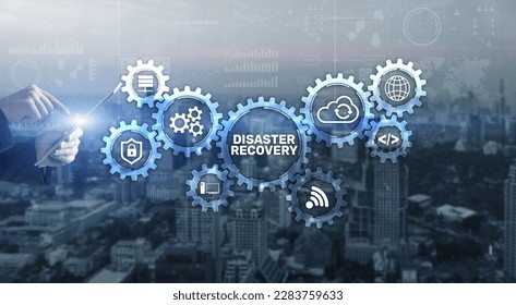 DIsaster recovery Backup Data protection. Internet technology concept - Shutterstock ID 2283759633