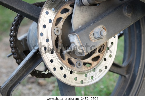Disc brake of\
motorcycle