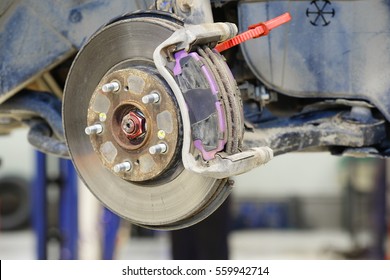 Disc Brake Rotor Of A Car