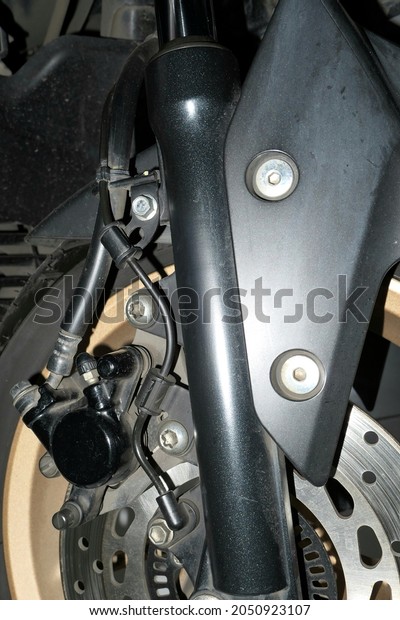 Disc
discs on the braking system on the motorcycle
wheel