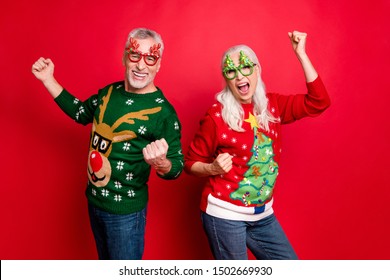 Disco 2020 eve noel time tradition concept. Photo of two elderly grey white haired two friends people having discotheque theme masquerade carnival isolated vivid color background - Powered by Shutterstock