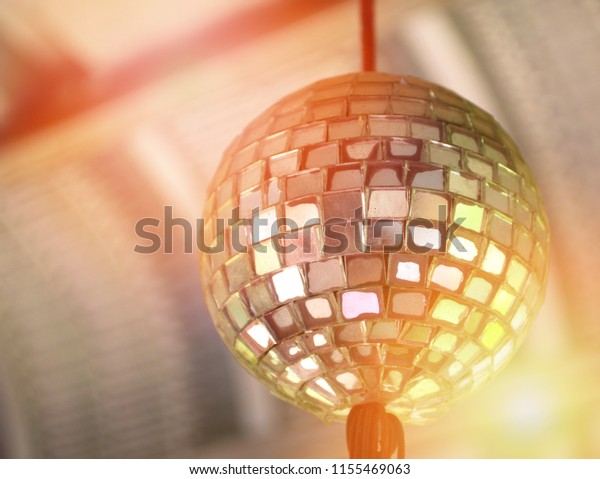 Disco Ball Hang On Ceiling Light Stock Photo Edit Now