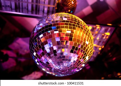 Disco Ball Light Reflection Background Stock Photo (edit Now) 100705642