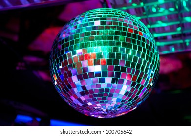 Disco Ball Light Reflection Background Stock Photo (Edit Now) 100705642