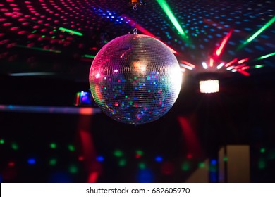 Disco Ball Light Reflection Background