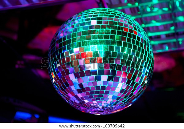 Disco Ball Light Reflection Background Stock Photo (Edit Now) 100705642