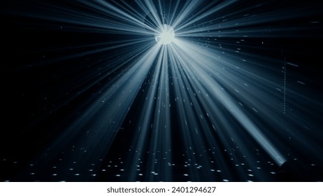 Disco Ball Shining Brightly with Rays of Light at Nightclub - Powered by Shutterstock