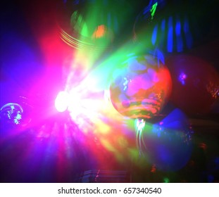 Disco colours.