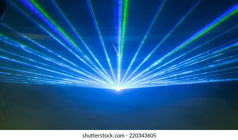 Disco Light Show, Stage Lights With Laser