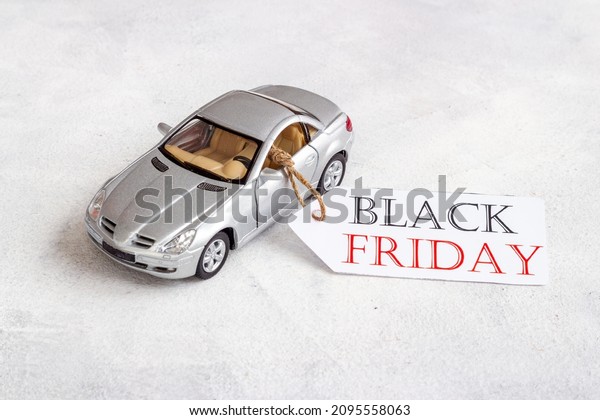 Discount concept - sale\
tag with car model