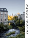 Discover Dean Village, one of Edinburghs most picturesque and historic neighborhoods, located along the serene Water of Leith. This hidden gem, just minutes from Edinburgh city center, offers