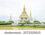 Discover the tranquil beauty of Wat Thung Setthi, a stunning Buddhist temple in Khon Kaen. With its golden spires, intricate architecture, and serene lotus-filled ponds, this temple offers a peace.