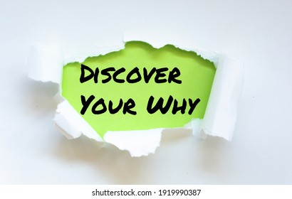 Discover Your Why Torn Paper